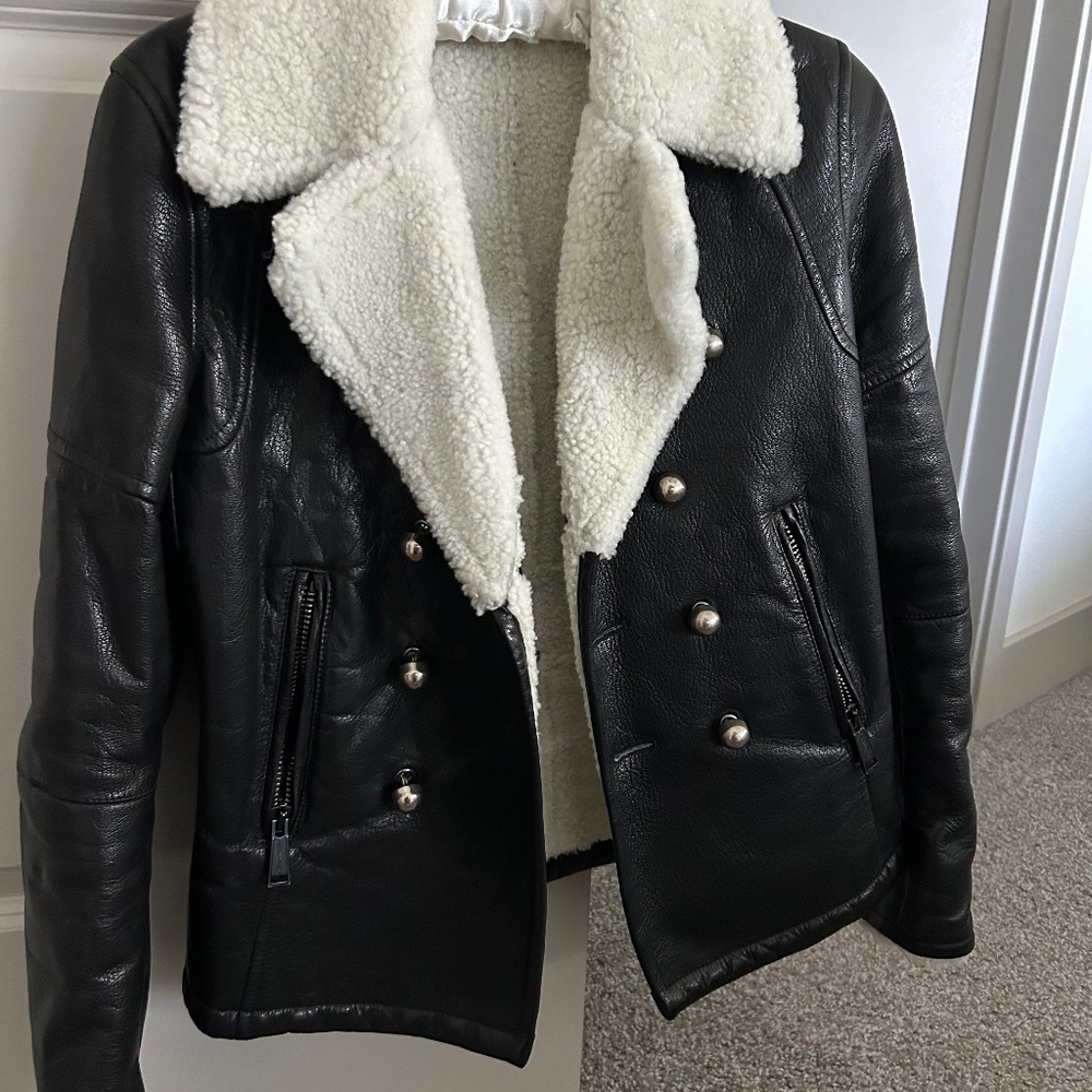 Dsquared leather jacket
